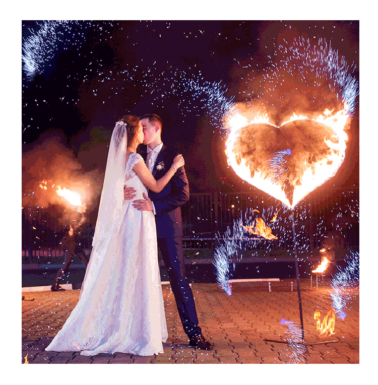 Организация пиротехнического шоу на свадьбу  Омск | omsk.salutsklad.ru