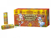 Хлопушка с золотым конфетти Хлопушки купить в Омске | omsk.salutsklad.ru