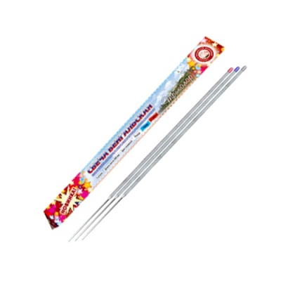 Триколор 300 мм. Бенгальские огни цветные купить в Омске | omsk.salutsklad.ru