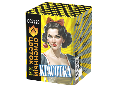 Красотка Батарея салютов купить в Омске | omsk.salutsklad.ru