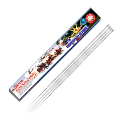 Новогодние 300-4 мм. Бенгальские огни купить в Омске | omsk.salutsklad.ru