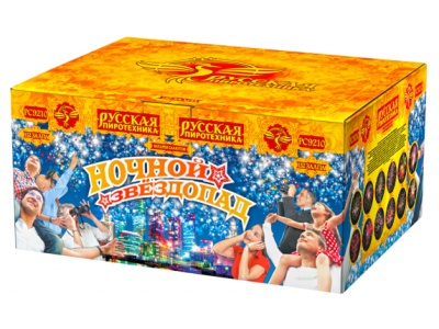 Ночной звездопад Комбинированный Фейерверк купить в Омске | omsk.salutsklad.ru
