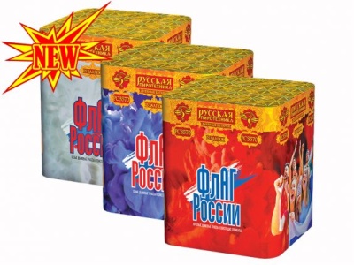 Флаг России Дневной фейерверк купить в Омске | omsk.salutsklad.ru