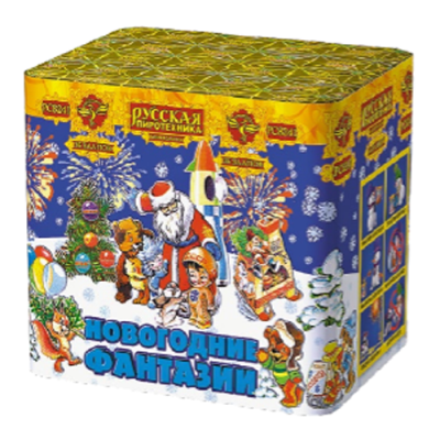 Новогодние фантазии New Салют купить в Омске | omsk.salutsklad.ru