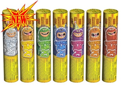 Цветной дым 25 Цветной дым купить в Омске | omsk.salutsklad.ru