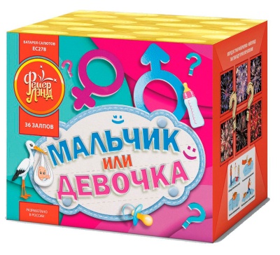 Мальчик или девочка М Фейерверк купить в Омске | omsk.salutsklad.ru